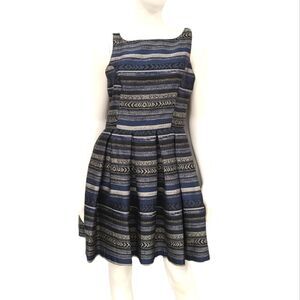 BB Dakota Kinley Blue Striped Dress Womens size 8
